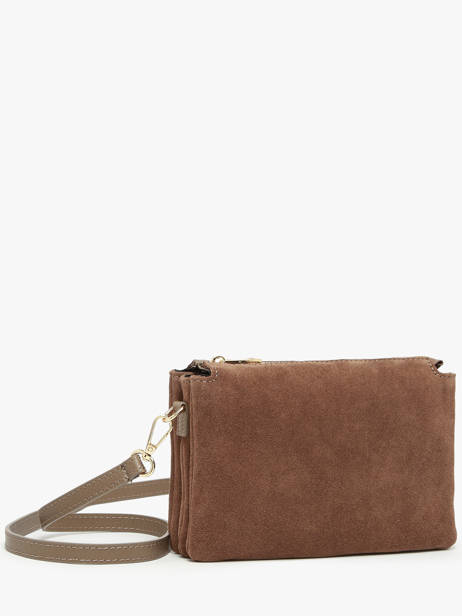 Cross Body Tas Velvet Caviar Milano Bruin velvet caviar VC24117 ander zicht 2